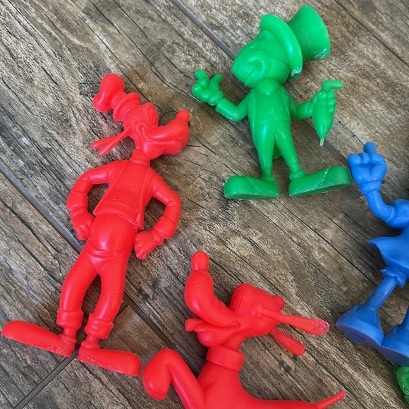 Louis & Marx 1971 Plastic Disney Figure Mickey Donald Goofy pluto jiminy cricket - Picture 5 of 5